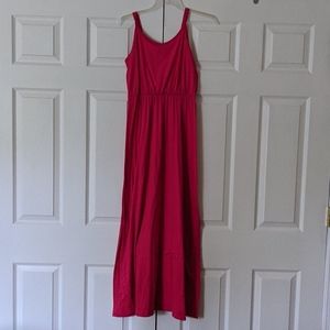 Bright pink knit Mossimo maxi dress